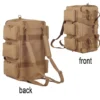 55L Tactical Travel Duffel Bag with Backpack Straps