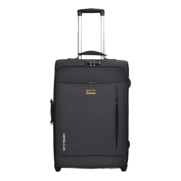 28-Inch Oxford Fabric Rolling Trolley Suitcase with Spinner Wheels
