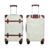 S0a85569acc7b4cdbbe7fe29d1788c7c0Z.webp 20-Inch Vintage PU Leather Carry-On Suitcase with TSA Lock & Silent Spinner Wheels