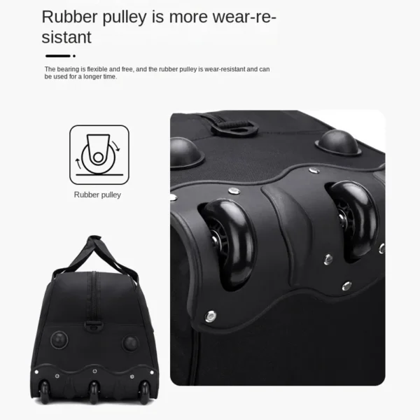 S13a01eed030c4316bdb6a382e8c75b63T.webp Large Capacity Waterproof Oxford Fabric Rolling Suitcase with Spinner Wheels