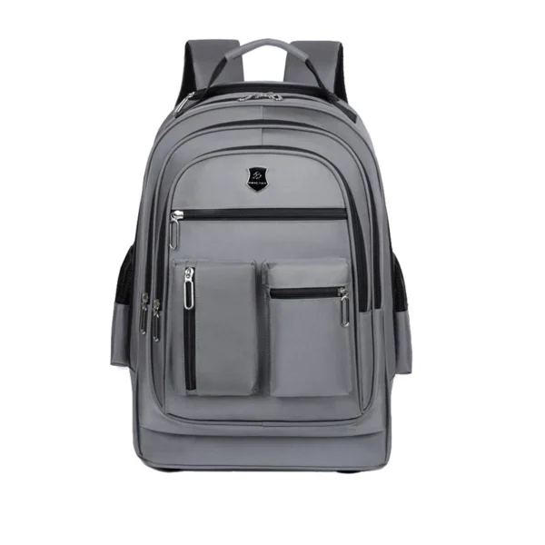 Portable Rolling Travel Backpack with Laptop & Tablet Compartment