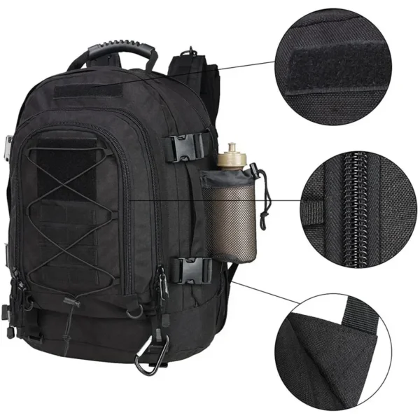 S67675c167f3d43c5a86fabf38a1319293.webp 60L Extra Large Tactical Waterproof Hiking Backpack with Laptop Compartment