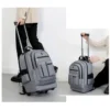 Portable Rolling Travel Backpack with Laptop & Tablet Compartment