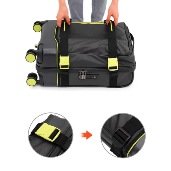 S93bbe8ec930a46d3a395407f5712d13cn.webp 28-Inch Lightweight Oxford Fabric Spinner Suitcase with Large Capacity