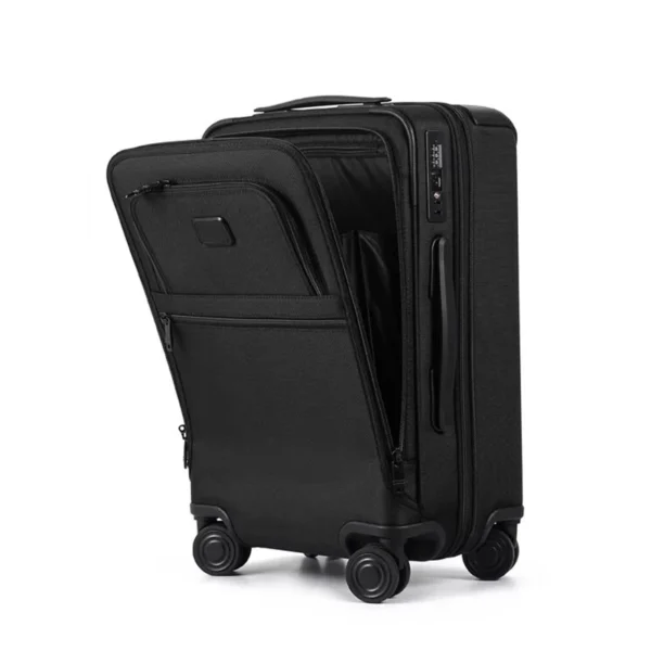 S9b882b1d34e64ecba0f93e6b32a7bba0z.webp 24-Inch Ballistic Nylon Travel Suitcase with Spinner Wheels & Combination Lock