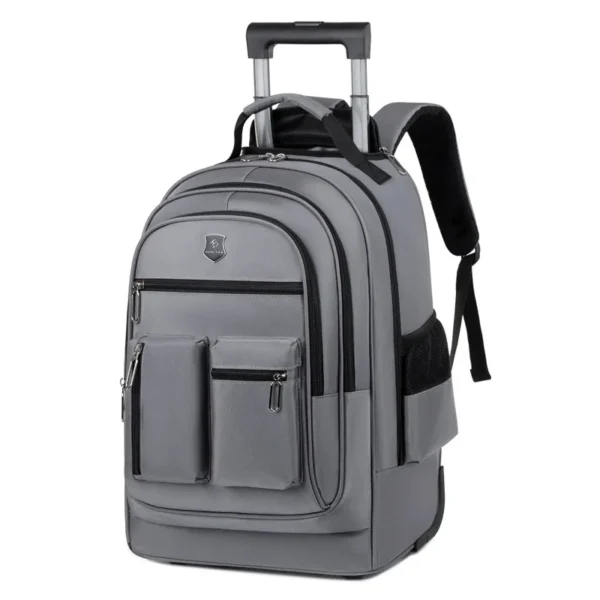 Portable Rolling Travel Backpack with Laptop & Tablet Compartment