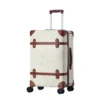 Sbe5d85056b544d338bdf162bfcaf727fS.webp 20-Inch Vintage PU Leather Carry-On Suitcase with TSA Lock & Silent Spinner Wheels