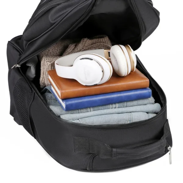 Portable Rolling Travel Backpack with Laptop & Tablet Compartment